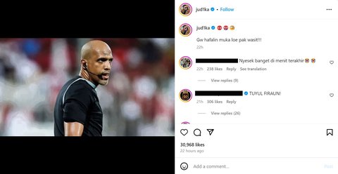 Deretan Artis Ikut Kesal dengan Wasit Pertandingan Bahrain vs Indonesia, Pak Muh: Tugas Dari Mana, Botak!
