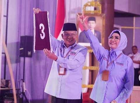 Mawardi Yahya dan Anita Noeringhati, cagub dan cawagub Sumsel 2024
