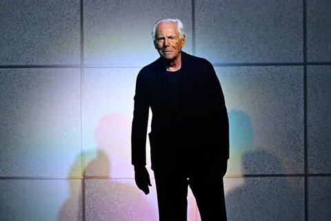 Giorgio Armani. (dok. ALAIN JOCARD / AFP)
