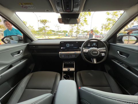 Ruang dalam All New Hyundai Kona Electric.