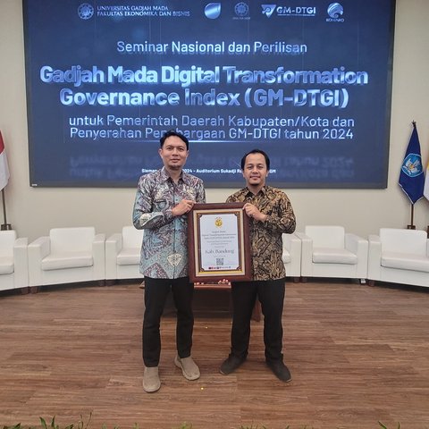 Di Ajang GM-DTGI Award 2024, Pemkab Bandung Raih Penghargaan Pemerintah Daerah Terbaik