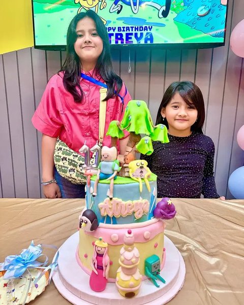 Atreya Putri Iko Uwais dan  Audy Item Ultah ke-11 (Sumber: Instagram/audyitem)
