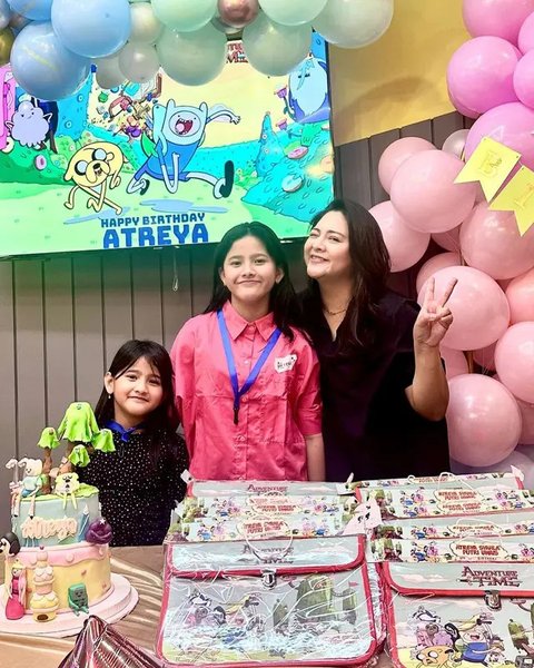 Atreya Putri Iko Uwais dan  Audy Item Ultah ke-11 (Sumber: Instagram/audyitem)