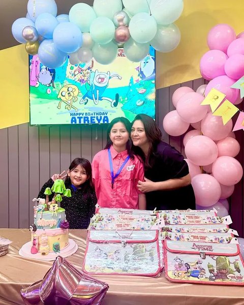 Atreya Putri Iko Uwais dan  Audy Item Ultah ke-11 (Sumber: Instagram/audyitem)