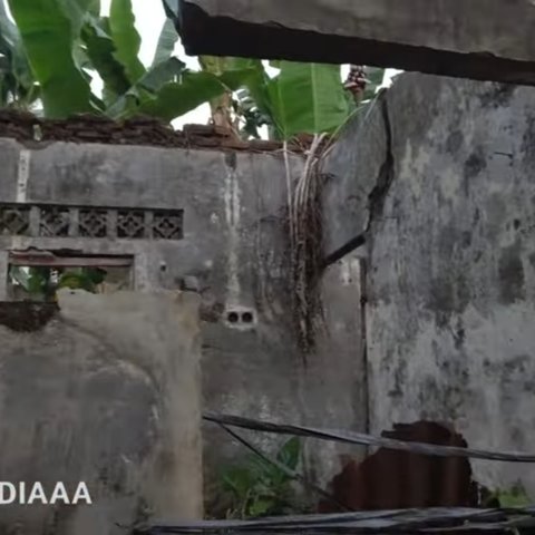 Potret Kampung Kelahiran Komedian Opie Kumis Terbengkalai Akibat Banjir, Banyak Rumah Kosong Ditinggalkan Warga