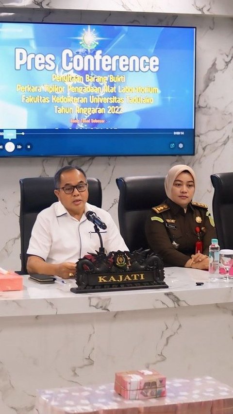 Kejati Sulteng Sita Uang Tunai Rp3,09 Miliar dari Perkara Korupsi Alat Laboratorium di Universitas Tadulako