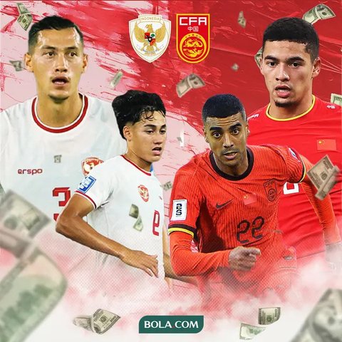 Kualifikasi Piala Dunia 2026 Zona Asia - China Vs Timnas Indonesia - Alternatif 2 (Bola.com/Adreanus Titus)