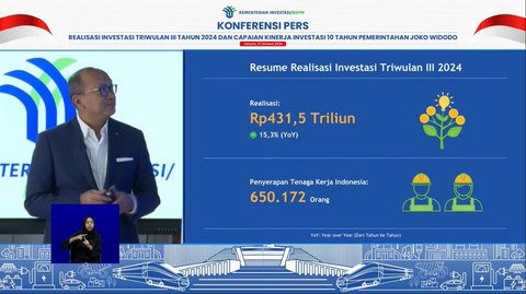 Rosan Roeslani: Realisasi Investasi Terus Bertumbuh, Indonesia Konsisten Jalankan Hilirisasi