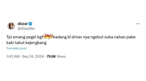 Cerita Apes Netizen ketika Dibonceng. (Sumber: X/runtuhq)