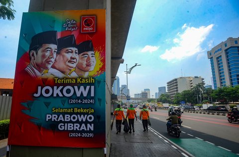 FOTO: Penampakan Baliho Terima Kasih Jokowi dan Selamat Bekerja Prabowo Menjamur Jelang Pelantikan Presiden 20 Oktober