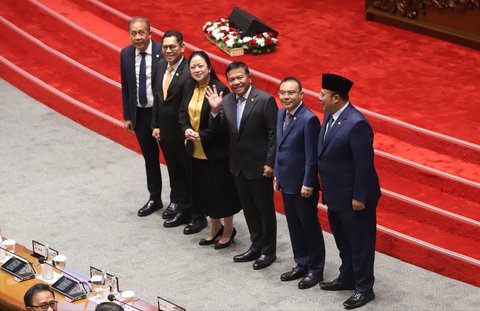 FOTO: Momen Paripurna DPR Setujui Herindra Jadi Kepala BIN Gantikan Budi Gunawan