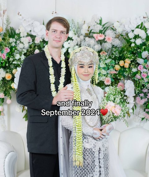 Wanita Ini Perlihatkan Tingkah Lucu Suami Bule di Hari Pernikahannya, Bikin Ngakak