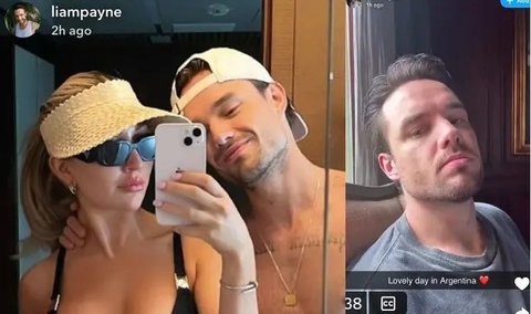 Foto Liam Payne bersama kekasihnya, Kate Cassidy yang diunggah ke Instagram pada 1 September 2024. (Instagram/kateecass)
