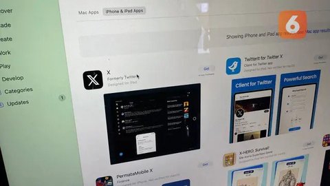 Ilustrasi: Aplikasi X alias Twitter (Liputan6.com/ Agustin Setyo Wardani)