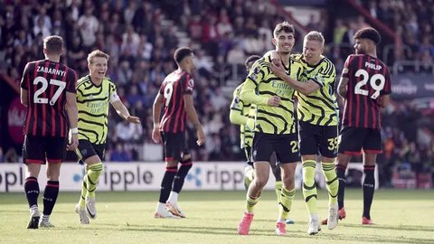 Liga Inggris - Bournemouth Vs Arsenal (Bola.com/Adreanus Titus)