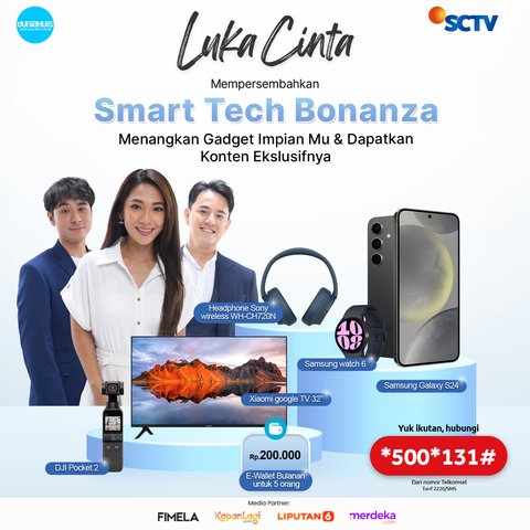 Sinetron Luka Cinta Persembahkan Smart Tech Bonanza Berhadiah Gadget untuk Pemirsa Setia