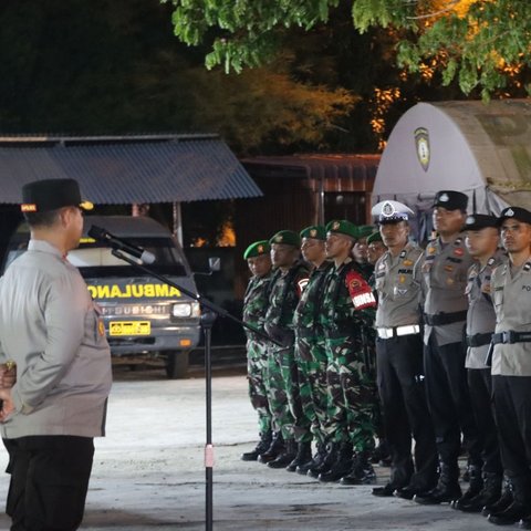 Jelang Pelantikan Presiden Terpilih, Polres Rohul Gelar Patroli Blue Light Skala Besar