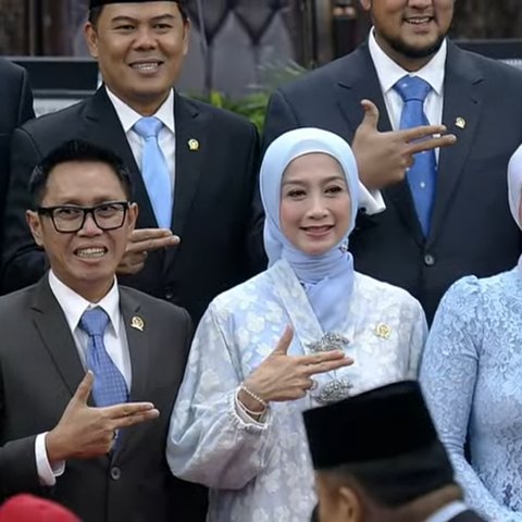 Deretan Artis Indonesia Hadiri Pelantikan Prabowo-Gibran, Nafa Urbach Hingga Mulan Jameela Cantik Berkebaya Biru