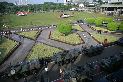 FOTO: Ketatnya Pengamanan Pelantikan Prabowo-Gibran di Gedung MPR/DPR, Pasukan Elite TNI dan Panser Anoa Siaga