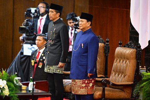 FOTO: Momen Prabowo Ucap Sumpah dan Janji sebagai Presiden ke-8 RI