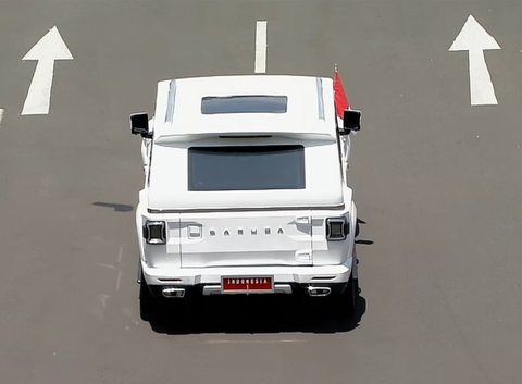 FOTO: Gagahnya Mobil Indonesia 1 Presiden Prabowo ‘Garuda’ Putih, Buatan Dalam Negeri