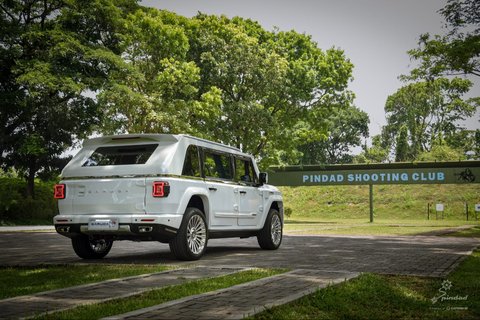 FOTO: Spesifikasi dan Tampilan Detil Maung Garuda Limousin yang Jadi Mobil 'Indonesia 1' Prabowo, Gagah dan Antipeluru!