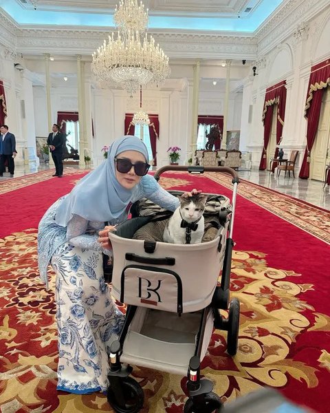 Bobby Kucing Prabowo di Pelantikan Presiden RI ke-8 (Sumber: Instagram/bobbykertanegara)