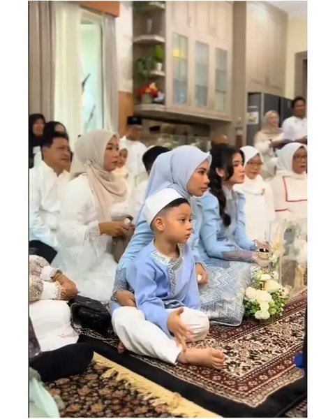 Potret anak sambung Irish Bella dari pernikahannya dengan Haldy Sabri. (sumber: TikTok/canddyyd/h.assya)