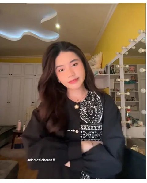 Potret anak sambung Irish Bella dari pernikahannya dengan Haldy Sabri. (sumber: TikTok/canddyyd/h.assya)