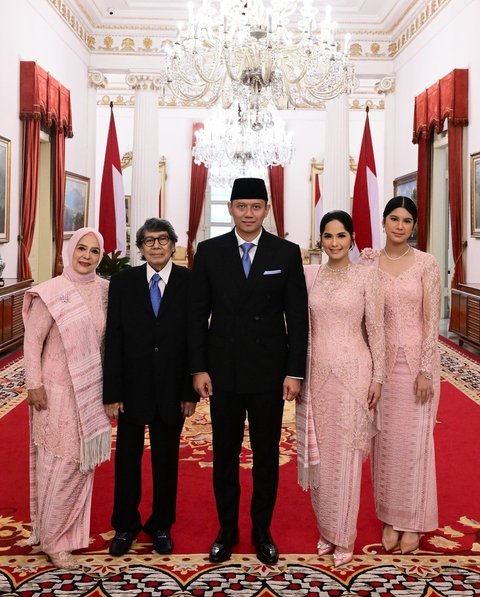 10 Foto Annisa Pohan dan Aira Yudhoyono di Pelantikan AHY, Keduanya Tampil Anggun dan Menawan