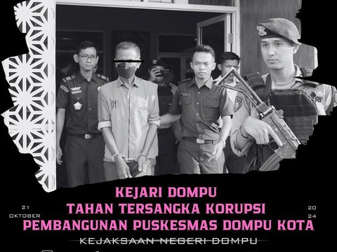 Jaksa Tahan Tersangka Korupsi Pembangunan Puskesmas Dompu Kota