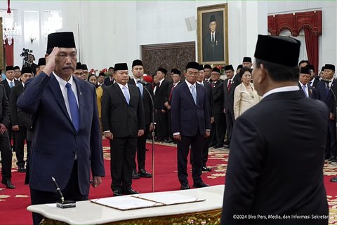 FOTO: Momen Barisan Jenderal Orang Dekat Jokowi Dilantik Prabowo Jadi Penasihat Khusus Presiden