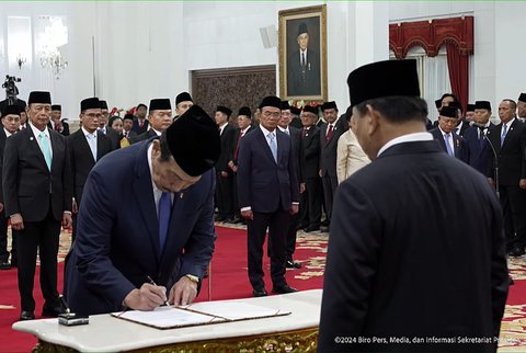 FOTO: Momen Barisan Jenderal Orang Dekat Jokowi Dilantik Prabowo Jadi Penasihat Khusus Presiden