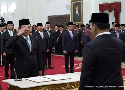 FOTO: Momen Barisan Jenderal Orang Dekat Jokowi Dilantik Prabowo Jadi Penasihat Khusus Presiden