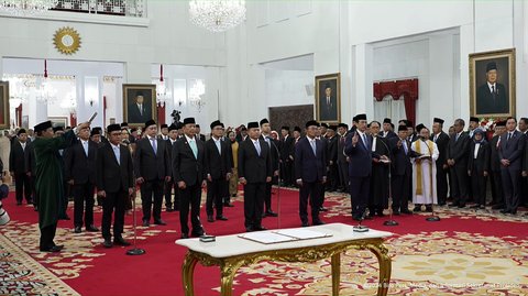 FOTO: Momen Barisan Jenderal Orang Dekat Jokowi Dilantik Prabowo Jadi Penasihat Khusus Presiden