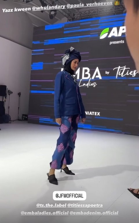 Paula Verhoeven Tampil Menawan di Catwalk JFW Setelah Sidang Cerai dengan Baim Wong