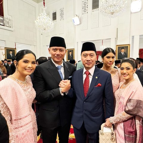 Cantiknya Annisa Pohan & Aliya Rajasa Berkebaya Kembar