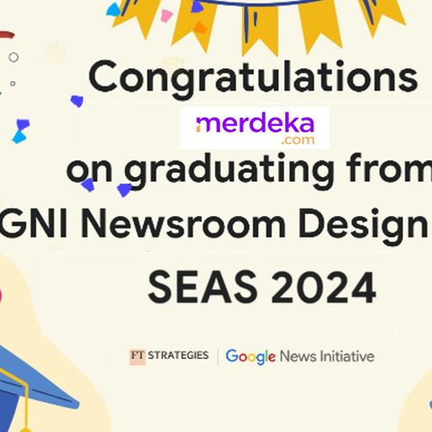 Merdeka.com Terpilih dalam Program Google News Initiative Design Lab 2024