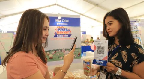 Ilustrasi pembayaran dengan QRIS BRI.