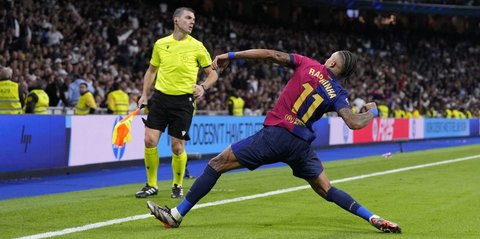 Jomplangnya Rapor Pemain El Clasico Real Madrid vs Barcelona: Mbappe 2, Lewandowski 9