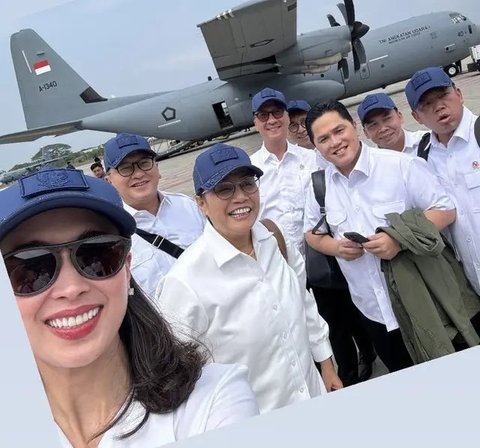 Gaya Kece Widiyanti Putri Wardhana Menteri Pariwisata saat Berangkat ke Magelang. [@widi.wardhana]