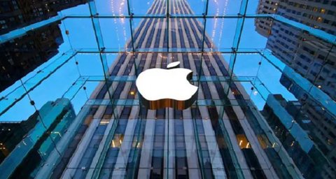 Logo pada Kantor Apple. (Unsplash/Trac Vu)