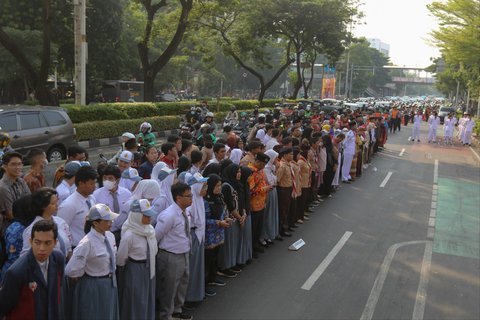 FOTO: Khidmatnya Upacara Peringatan 96 Tahun Sumpah Pemuda di Jakarta