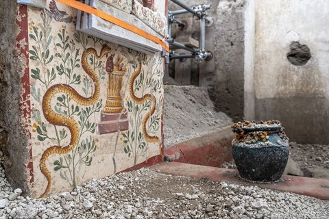 FOTO: Pukau Arkeolog, Ini Penampakan Mural Erotis Romawi Kuno Ditemukan di Reruntuhan Kota Pompeii