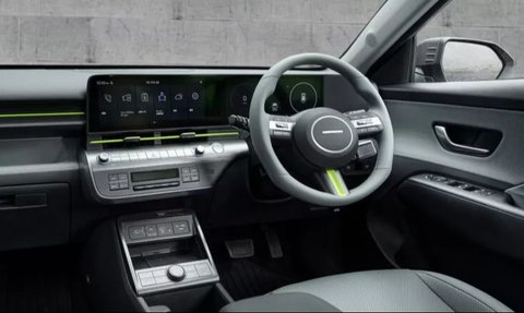 Ruang dalam Hyundai Kona Electric Mauna Loa.