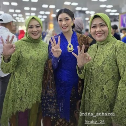 Potret Adu Gaya Aliya Rajasa & Beby Tsabina Dampingi Suami Dilantik Jadi Anggota DPR, Cantik Berkebaya