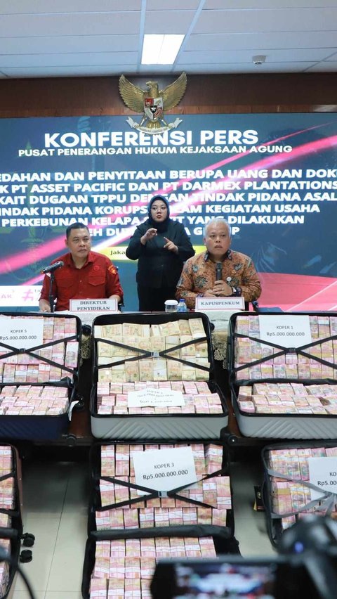 Video: Konferensi Pers Penggeledehan dan Penyitaan Uang Tunai Rp372 Miliar dari Perkara Korupsi PT Duta  Palma Korporasi