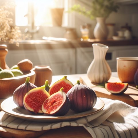 ilustrasi buah tin