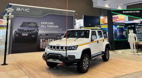 Mirip Mercy G-Class, BAIC Resmi Perkenalkan BJ80 di Indonesia (Arief A/Liputan6.com)