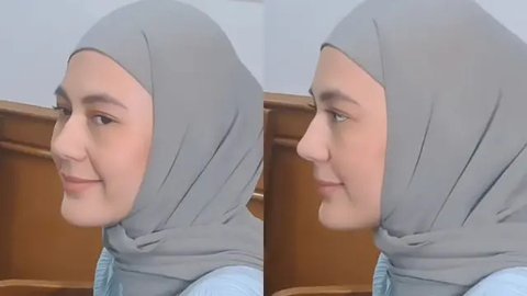 Cara styling hijab Paula Verhoeven terlihat simple namun stylish. Aura model tetap terpancar dalam dirinya. [@paula_verhoeven].